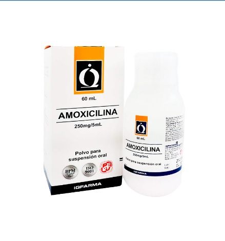 AMOXICILINA 250MG SUSP x 60ML - IQFARMA