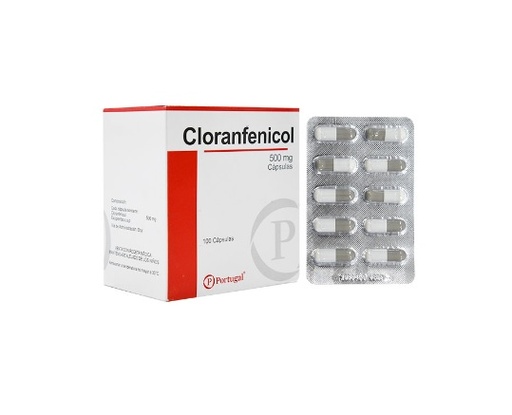 CLORANFENICOL 500MG CJA x 100 CAP - PORTUGAL