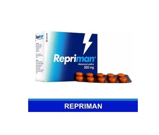 REPRIMAN 500MG CAJ x 100 COMP - QUILAB