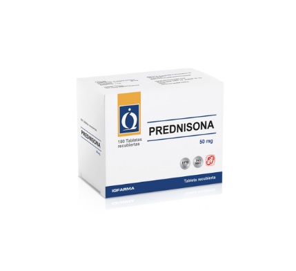 PREDNISONA 50MG CJA x 100TAB - IQFARMA