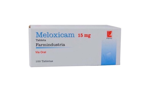 MELOXICAM 15MG CJA x 100TAB - FARMIND.