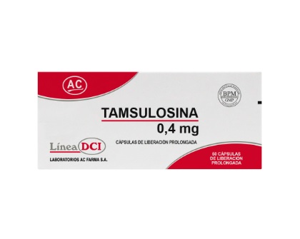 TAMSULOSINA 0.4MG CJA x 50 CLP - AC FARMA