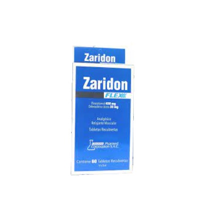 ZARIDON FLEX CJA x 60 TAB REC - PHAR. CORP.