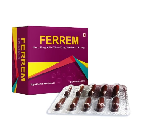 FERREM CJA x 30CAP BLAN - GEMUSELAB