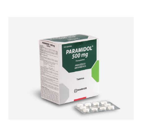 PARAMIDOL 500MG  CJA x 100TAB - MARKOS