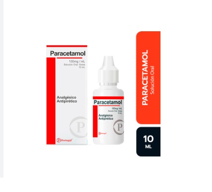 PARACETAMOL 100MG/ML GTS x 10ML - PORT.