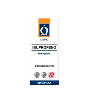 IBUPROFENO 100MG/5ML SUSP x 120ML - IQFARMA