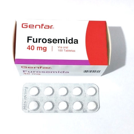 FUROSEMIDA 40MG CJA x 100 TAB - GENFAR