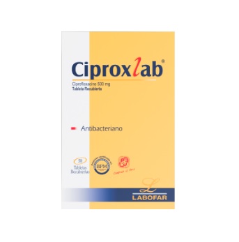 CIPROXLAB 500MG CJA x 50TAB REC - LABOFAR