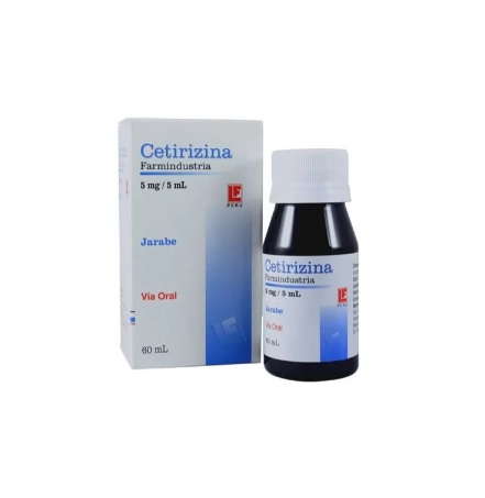 CETIRIZINA 5MG/5ML JBE x 60ML - FARMIND.