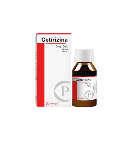 CETIRIZINA 5MG/5ML JBE x 60ML - PORTUGAL