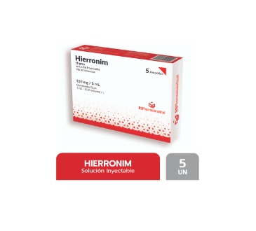 HIERROMIN 100MG/5ML x 5AMP - OQCORP