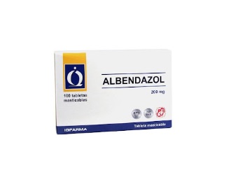 ALBENDAZOL 200MG x 100TAB MAST. - IQFARMA