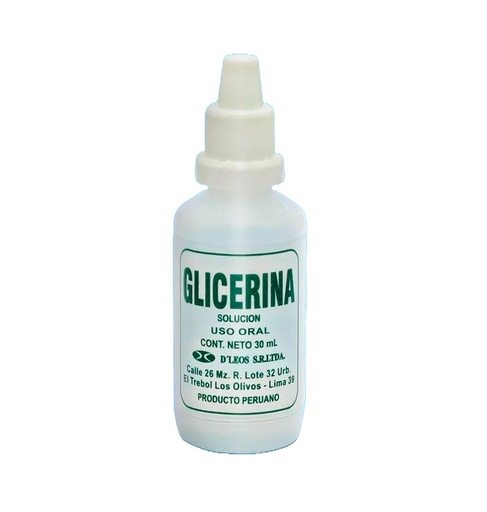 GLICERINA LIQUIDA x 30ML - D´LEOS